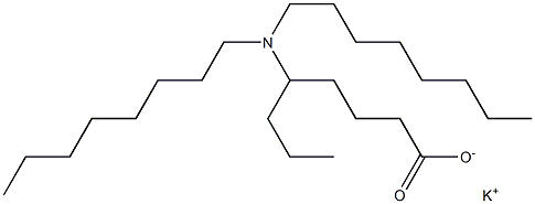 5-(Dioctylamino)octanoic acid potassium salt Struktur