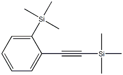 1-Trimethylsilyl-2-(trimethylsilylethynyl)benzene Struktur