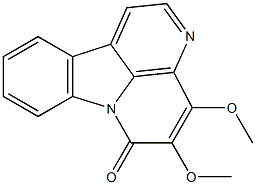 4,5-Dimethoxy-6H-indolo[3,2,1-de][1,5]naphthyridin-6-one Struktur