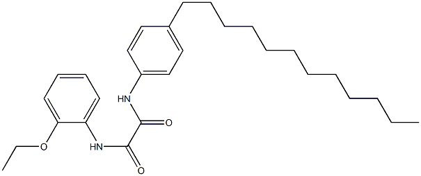 N-(2-Ethoxyphenyl)-N'-(4-dodecylphenyl)oxamide Struktur