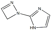 2-[(2,3-Dihydro-1,2-diazet)-2-yl]-1H-imidazole Struktur