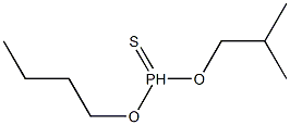 Thiophosphonic acid O-butyl O-isobutyl ester Struktur