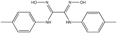 N,N'-Bis(4-methylphenyl)ethanediamide dioxime Struktur