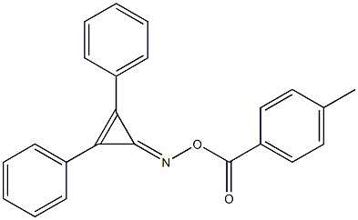 4-Methylbenzoic acid [(1,2-diphenyl-1-cyclopropen-3-ylidene)amino] ester Struktur