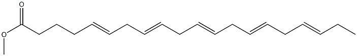 5,8,11,14,17-Icosapentaenoic acid methyl ester Struktur