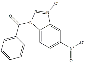 3-(Benzoyl)-6-nitro-3H-benzotriazole 1-oxide Struktur