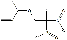 3-(2-Fluoro-2,2-dinitroethoxy)-1-butene Struktur