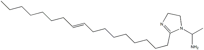 1-(1-Aminoethyl)-2-(9-heptadecenyl)-2-imidazoline Struktur