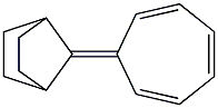 7-(2,4,6-Cycloheptatrien-1-ylidene)bicyclo[2.2.1]heptane Struktur