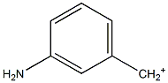 3-Aminobenzyl cation Struktur