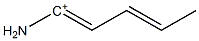 1-Amino-1,3-pentadiene-1-cation Struktur