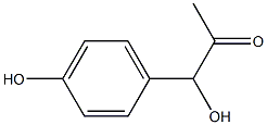 1-(4-Hydroxyphenyl)-1-hydroxypropan-2-one Struktur