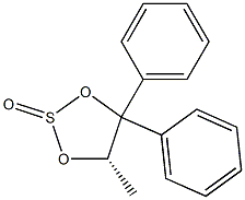 (5S)-4,4-Diphenyl-5-methyl-1,3,2-dioxathiolane 2-oxide Struktur