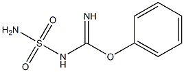 N-Sulfamoyl[phenoxy(amino)methan]imine Struktur