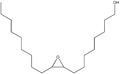 9,10-Epoxynonadecan-1-ol Struktur