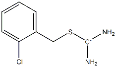 Diamino[(2-chlorophenylmethyl)thio]methylium Struktur