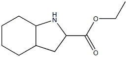 Octahydro-1H-indole-2-carboxylic acid ethyl ester Struktur