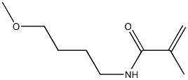 N-(4-Methoxybutyl)methacrylamide Struktur