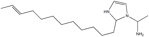 1-(1-Aminoethyl)-2-(10-dodecenyl)-4-imidazoline Struktur