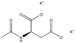 (R)-2-Acetylaminobutanedioic acid dipotassium salt Struktur