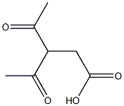 3-Acetyl-4-oxopentanoic acid Struktur