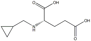 N-(Cyclopropylmethyl)glutamic acid Struktur