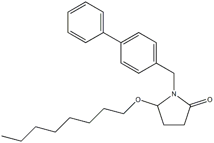 5-(Octyloxy)-1-[4-phenylbenzyl]pyrrolidin-2-one Struktur