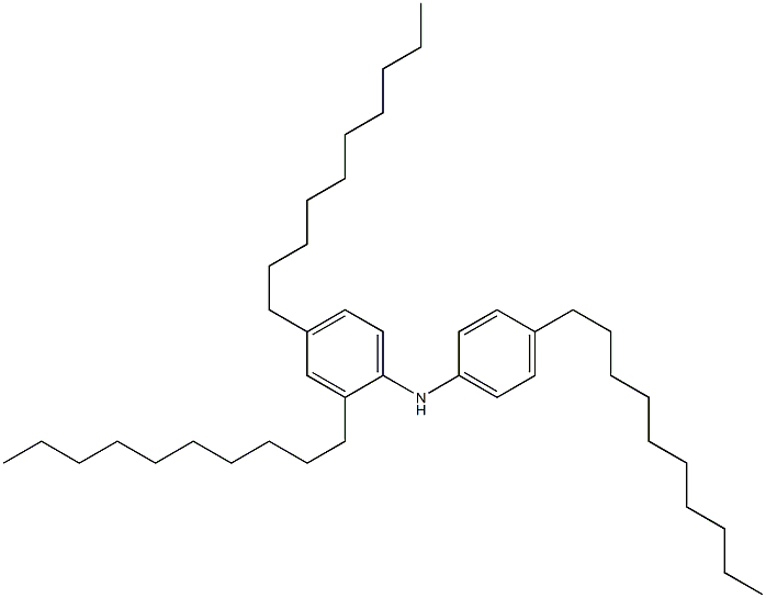 4,2',4'-Trisdecyl[iminobisbenzene] Struktur