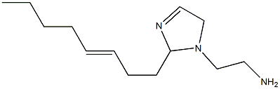 1-(2-Aminoethyl)-2-(3-octenyl)-3-imidazoline Struktur