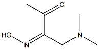 1-(Dimethylamino)-2-hydroxyimino-3-butanone Struktur