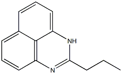 2-Propyl-1H-perimidine Struktur