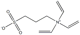 N,N,N-Trivinyl-3-sulfonato-1-propanaminium Struktur