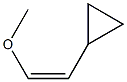 [(Z)-2-Methoxyethenyl]cyclopropane Struktur