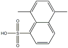 5,8-Dimethyl-1-naphthalenesulfonic acid Struktur