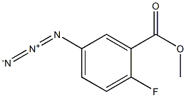 5-Azido-2-fluorobenzoic acid methyl ester Struktur