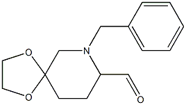 1-Benzyl-5,5-(ethylenedioxy)-2-piperidinecarbaldehyde Struktur