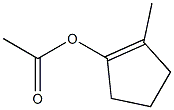 2-Methyl-1-cyclopenten-1-ol acetate Struktur