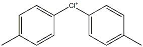 Di-p-tolylchloronium Struktur