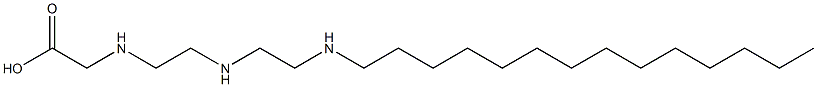 N-(3,6-Diazaicosane-1-yl)glycine Struktur