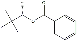 (+)-Benzoic acid (S)-1,2,2-trimethylpropyl ester Struktur