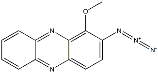 1-Methoxyphenazin-2-yl azide Struktur