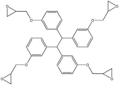 1,1,2,2-Tetrakis(3-glycidyloxyphenyl)ethane Struktur