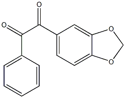 1-Phenyl-2-[3,4-(methylenedioxy)phenyl]ethane-1,2-dione Struktur