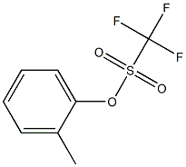 1-[(Trifluoromethyl)sulfonyloxy]-2-methylbenzene Struktur