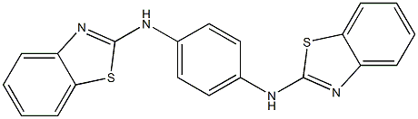 2,2'-[1,4-Phenylenebis(imino)]bis(benzothiazole) Struktur