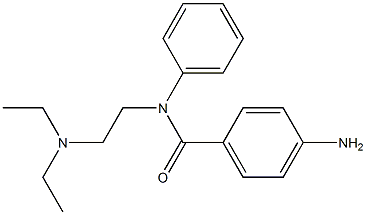 4-Amino-N-[2-(diethylamino)ethyl]benzanilide Struktur