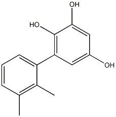 6-(2,3-Dimethylphenyl)-1,2,4-benzenetriol Struktur