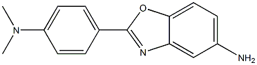 5-Amino-2-[4-(dimethylamino)phenyl]benzoxazole Struktur