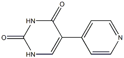 5-(4-Pyridyl)uracil Struktur