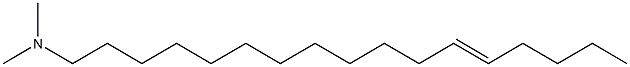 N,N-Dimethyl-12-heptadecen-1-amine Struktur